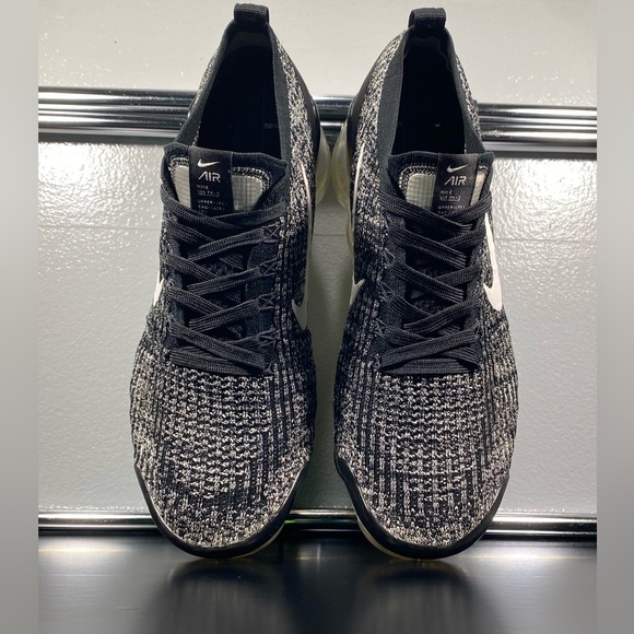 🖤🤍US 10-Nike VaporMax Flyknit 3 "Oreo" Women's Athletic Sneakers AJ6910-001 - Picture 7 of 16